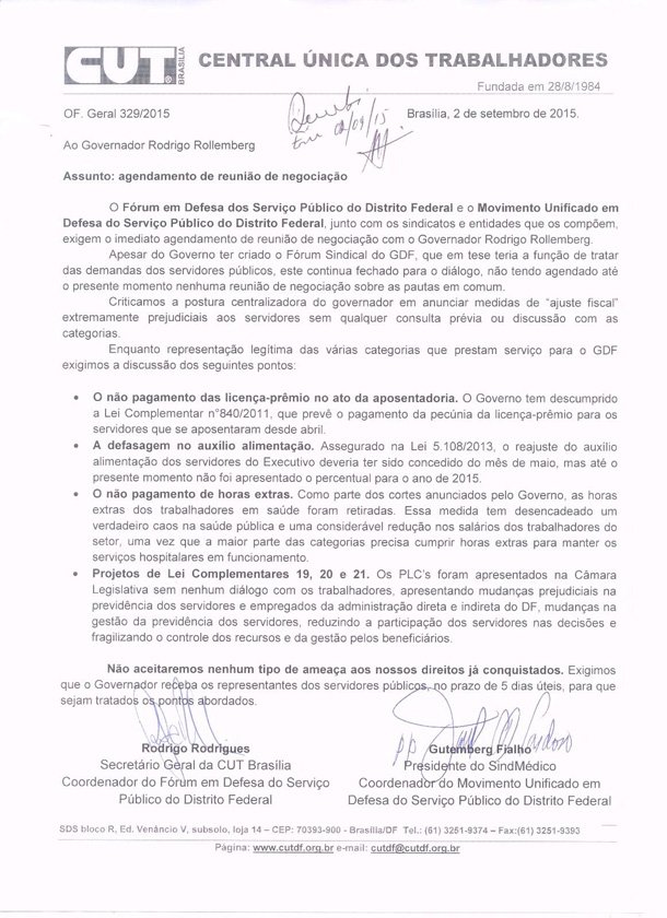 Sindate participa do Fórum dos Servidores