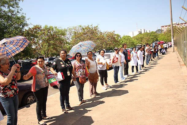 Segundo dia de greve: Sindate abraça o HBDF