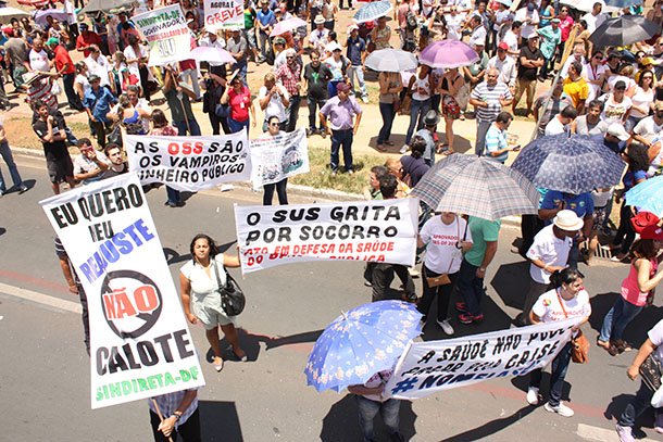 Segundo dia de greve: Sindate abraça o HBDF