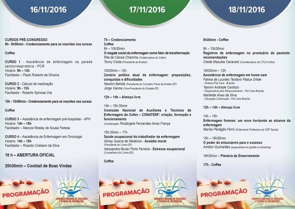 Clique na imagem e confira a programação do 5º Conaten