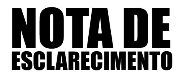 NOTA DE ESCLARECIMENTO