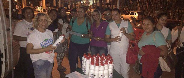 Sindate visita hospitais da rede privada na semana da enfermagem