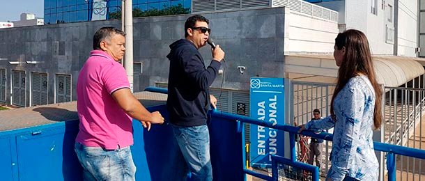 Terceiro dia de Santa Marta: Sindate não é recebido e encaminha ofício solicitando reunião de novo