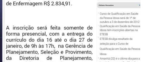 Nota de esclarecimento