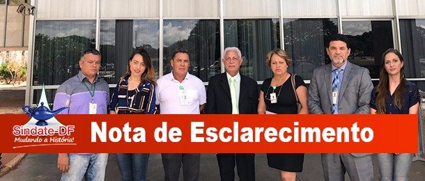 Nota à categoria de auxiliares e técnicos em enfermagem da SES/DF