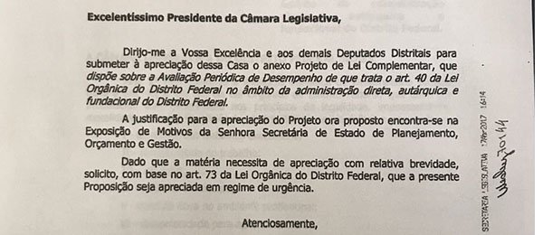 GDF recua e retira urgência de projeto que ameaça estabilidade de servidores