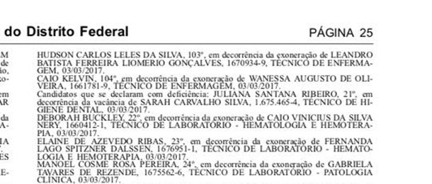 Nomeação concursados: GDF faz mais uma nomeação a conta-gotas