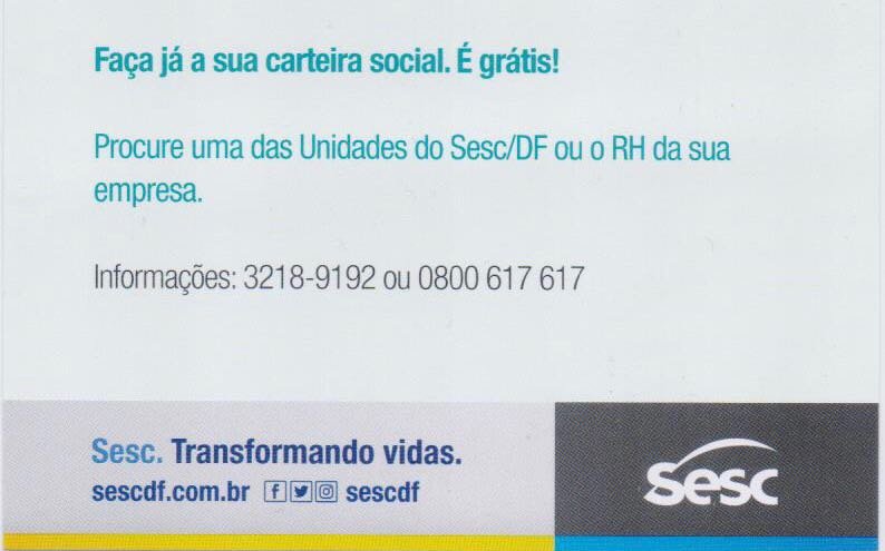 FIQUE SABENDO: Todo técnico em enfermagem tem direito a carteira social do SESC