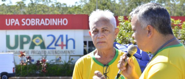 Sindate faz manifestação contra o fechamento da UPA de Sobradinho