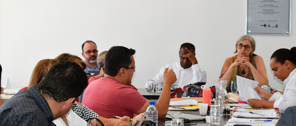 Conselheiro de Saúde Trabalhador no CSDF contra terceirização na SES