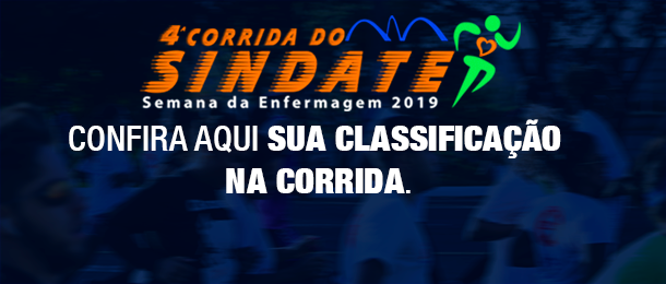 Resultado da 4ª Corrida Sindate-DF