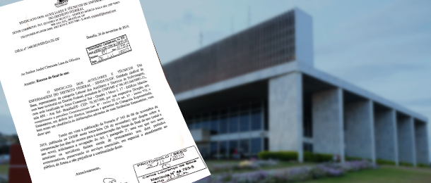 Em documento, Sindate solicita revogação de compensação do recesso de fim de ano