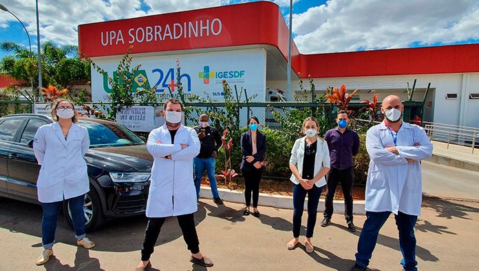Ação Conjunta Covid-19 visita UPA de Sobradinho para averiguar condições de trabalho