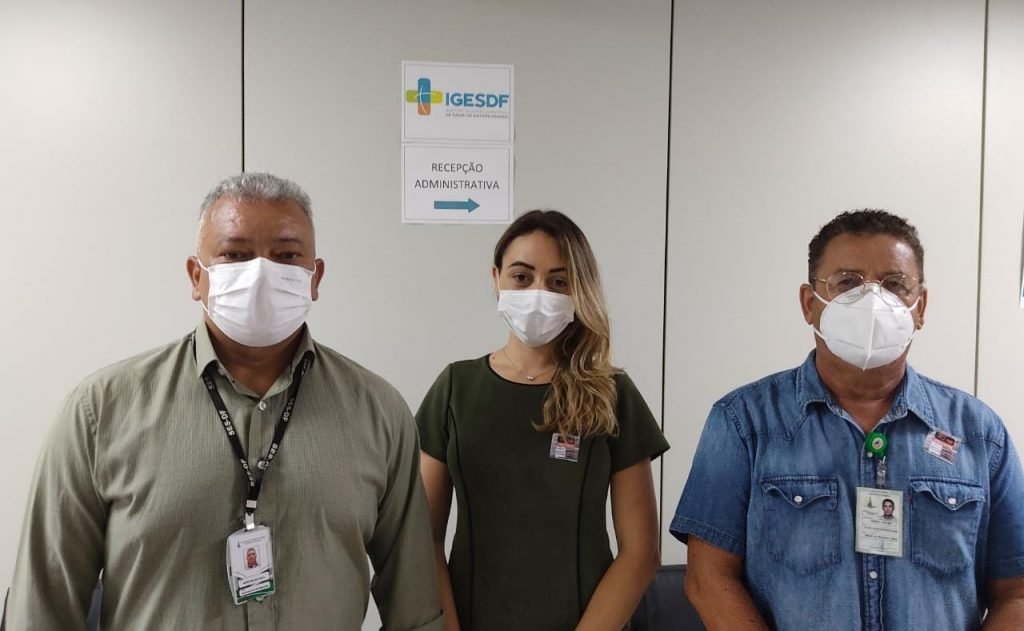 Diretores do Sindate vão até sede do IGESDF questionar a retirada de férias dos profissionais