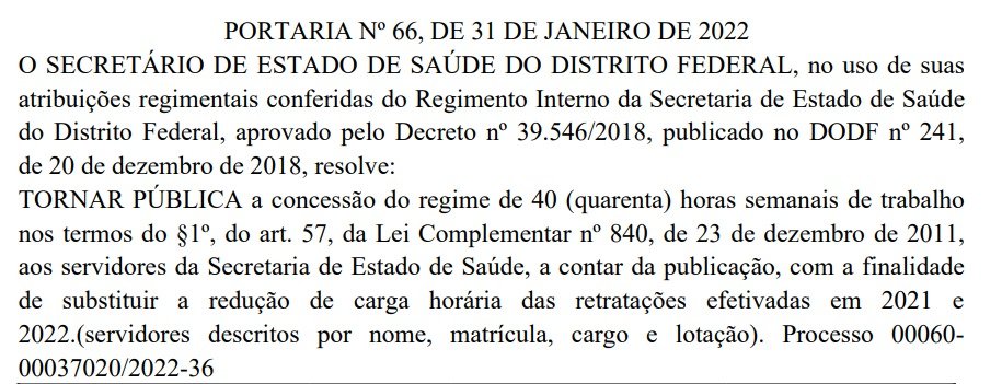 Secretaria de Saúde amplia carga horária de 35 servidores