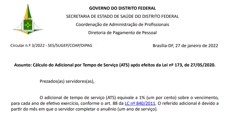 Servidores voltarão a receber anuênio, entenda