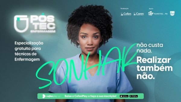 Cofen publica edital do programa de especialização gratuita para Técnicos em Enfermagem