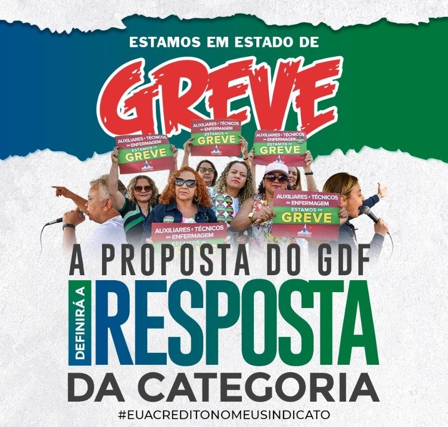 Técnicos em Enfermagem se reúnem em Assembleia Geral para avaliar contraproposta do GDF