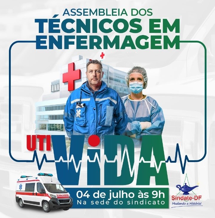 UTI Vida: Sindate convoca Assembleia Geral para discutir Acordo Coletivo